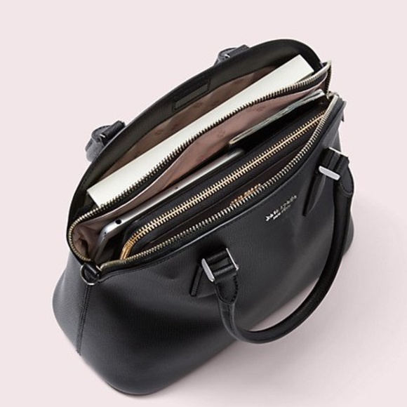 Kate Spade NWT Dark Green Satchel Bag - Picture 7 of 8